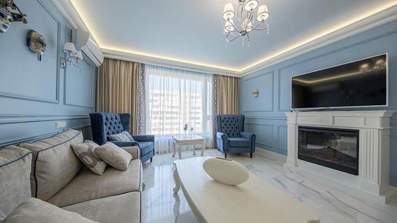 Роскошная 3К Квартира 120М2 На Набережной В Жк Obolon Residentsic Kiev Luaran gambar